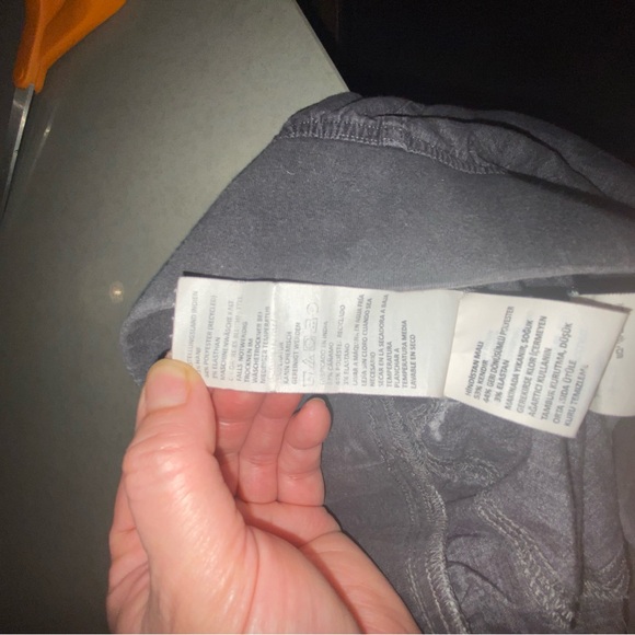 prAna Mantra Pant Gray Wide Leg Pants Hemp blend Yoga Loungewear Activewear - Picture 13 of 13